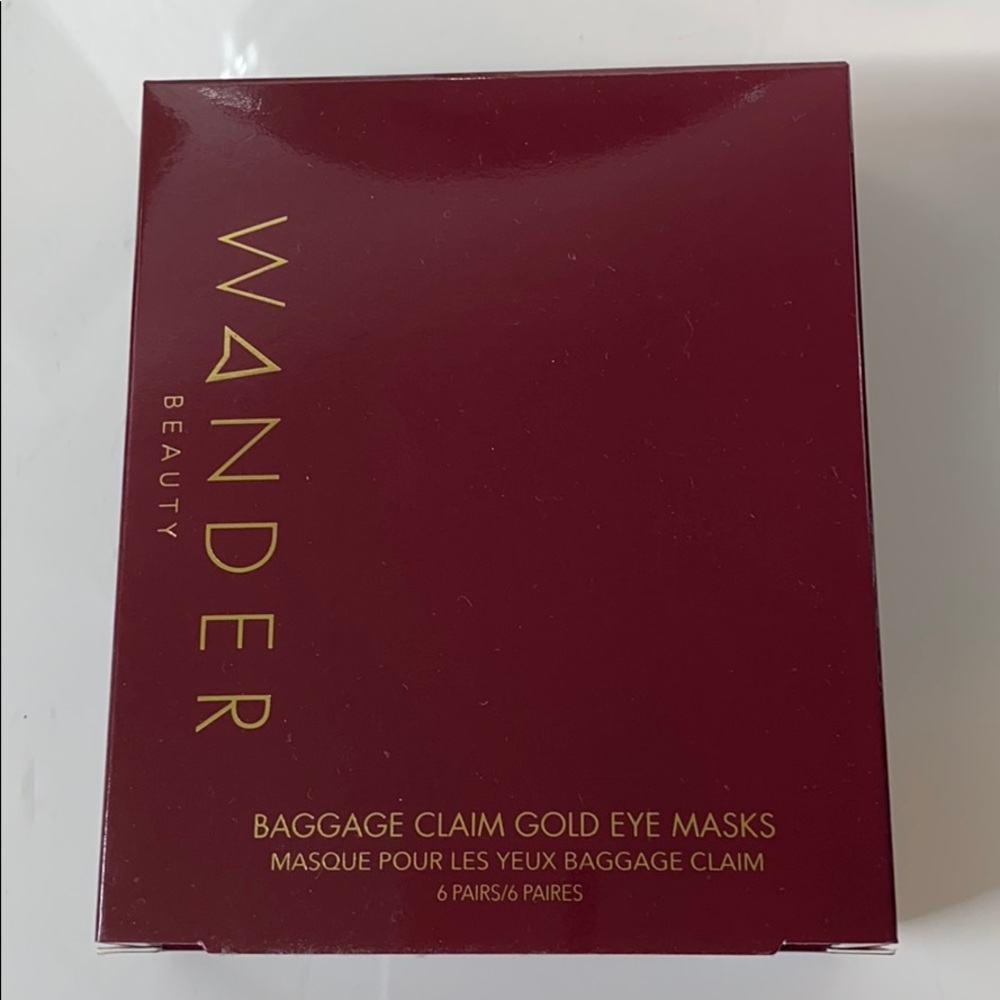 Wander Beauty - Baggage Claim Gold Eye Masks